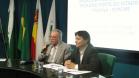 Secretário de Estado em exercício da Indústria, Comércio e Assuntos do Mercosul e secretário técnico do Fórum Permanente das Microempresas e Empresas de Pequeno Porte do Estado do Paraná (FOPEME), Ercílio Santinoni. Fórum Regional das Microempresas e Empresas de Pequeno Porte do Estado do Paraná, em Maringá. O encontro debateu questões políticas e empresariais para criar um ambiente favorável às micro e pequenas empresas e fortalecer a economia local. (17.10.2012)